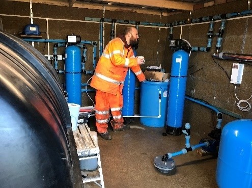 Installation of water abstractions wells for domestic or industry supply
